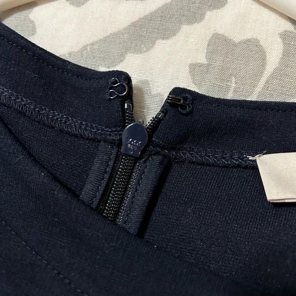 LOFT navy blue long sleeve dress, size 2 - Picture 6 of 12